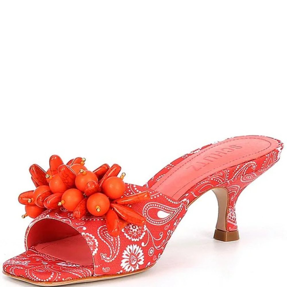 Schutz Leather Sandals - Picture 2 of 5